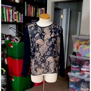 COLLECTIVE CONCEPTS WOMENS SHEER BLOUSE